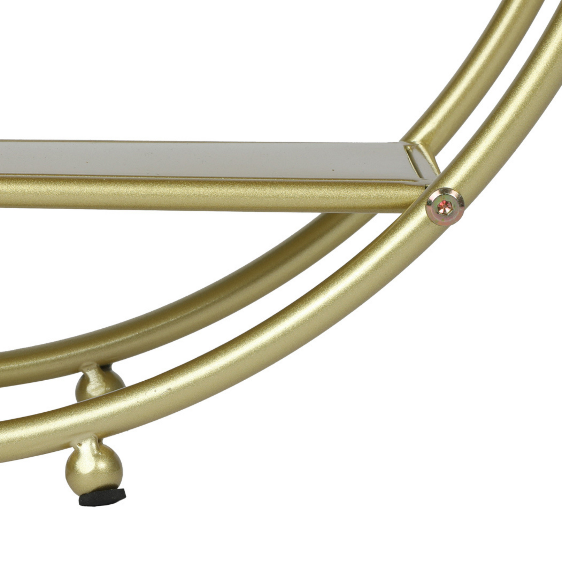 3 Tier Wheel Ring Dessert Stand - Gold