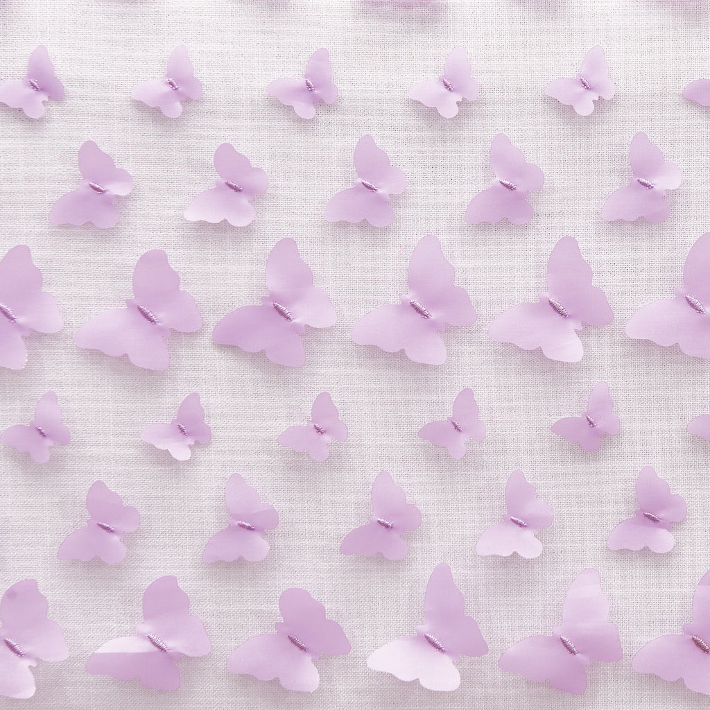 3D Butterfly Sheer Table Runner - Lavender