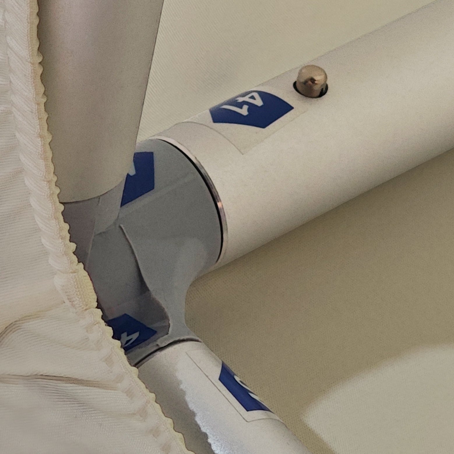 Spandex Cover for 3D Large 7.85ft Tilted Rectangular Backdrop Stand - Ivory