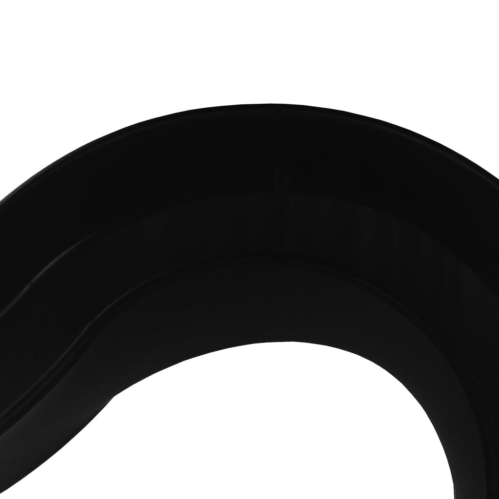 3D Curvy Wave Arch Backdrop Spandex Cover - Black