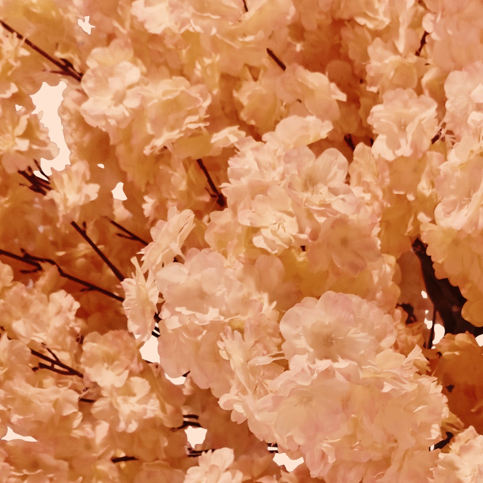 5ft Peach Cherry Blossom Tree Backdrop Frame Stand