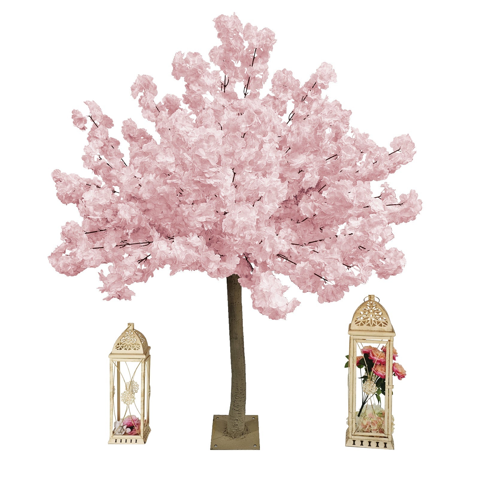 5ft Pink Cherry Blossom Tree Backdrop Frame Stand