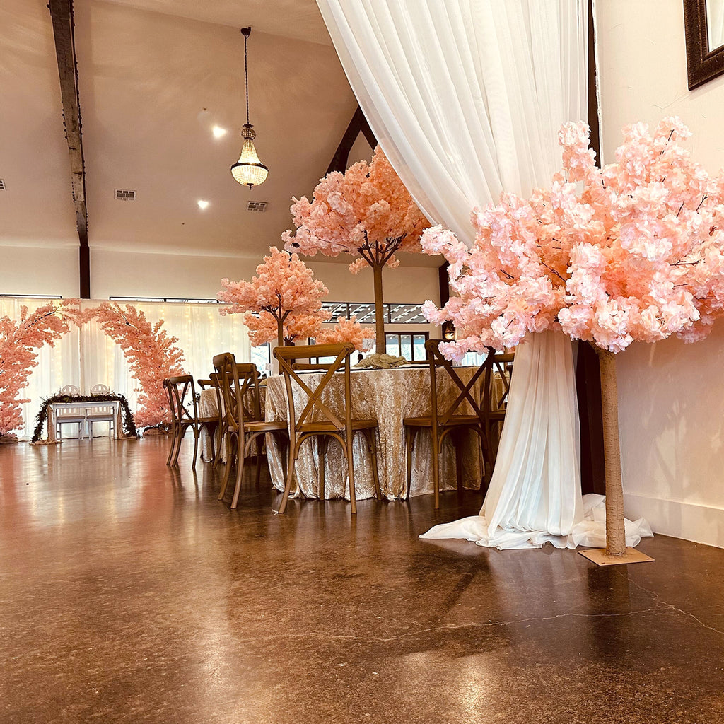 5ft Blush Cherry Blossom Tree Backdrop Frame Stand