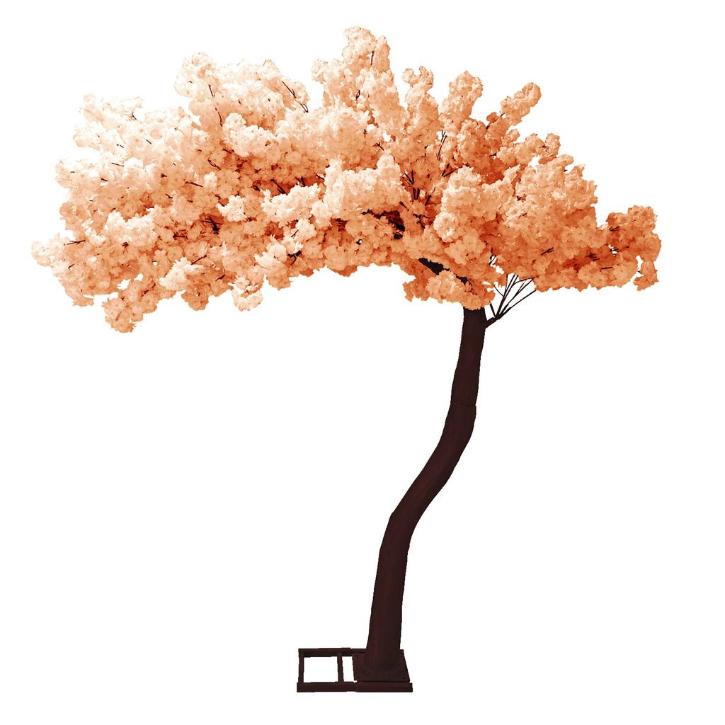 9.5ft Champagne Cherry Blossom Tree Backdrop Frame Stand