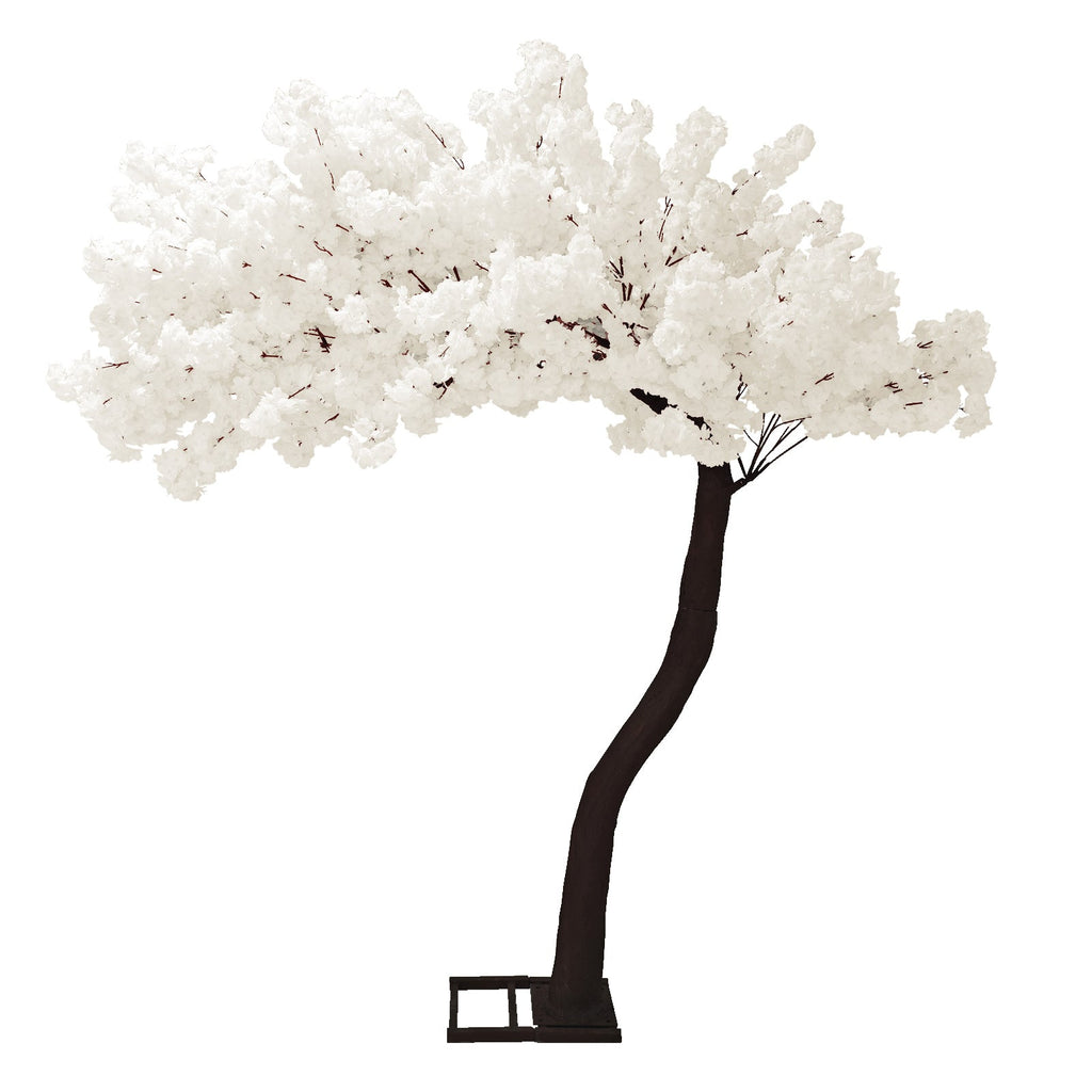 9.5ft White Cherry Blossom Tree Backdrop Frame Stand