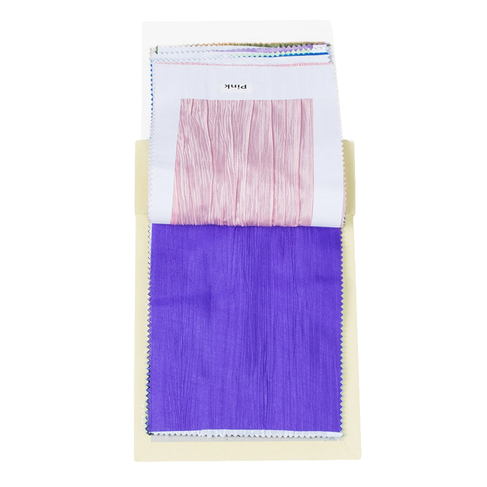 Accordion Crinkle Swatch Booklet - CV Linens