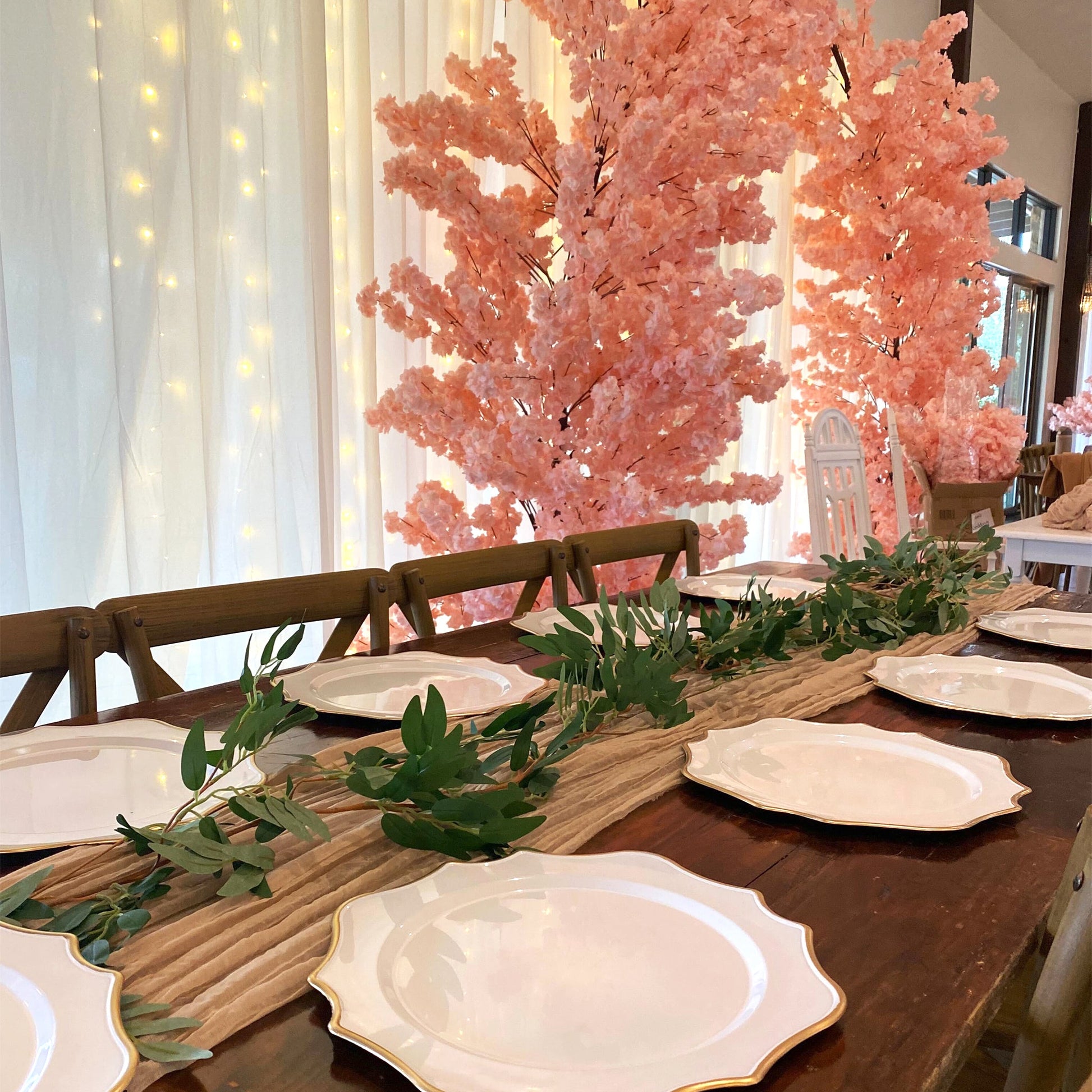 Artificial Faux Willow Greenery Garland 6ft Long