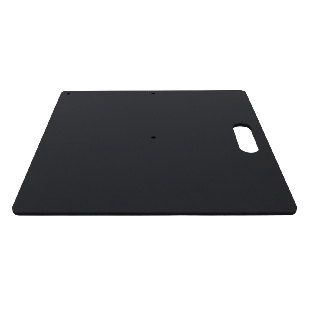 Base stand 24" x 24" x 3/16" for slip fit system (Fits set B) - Black
