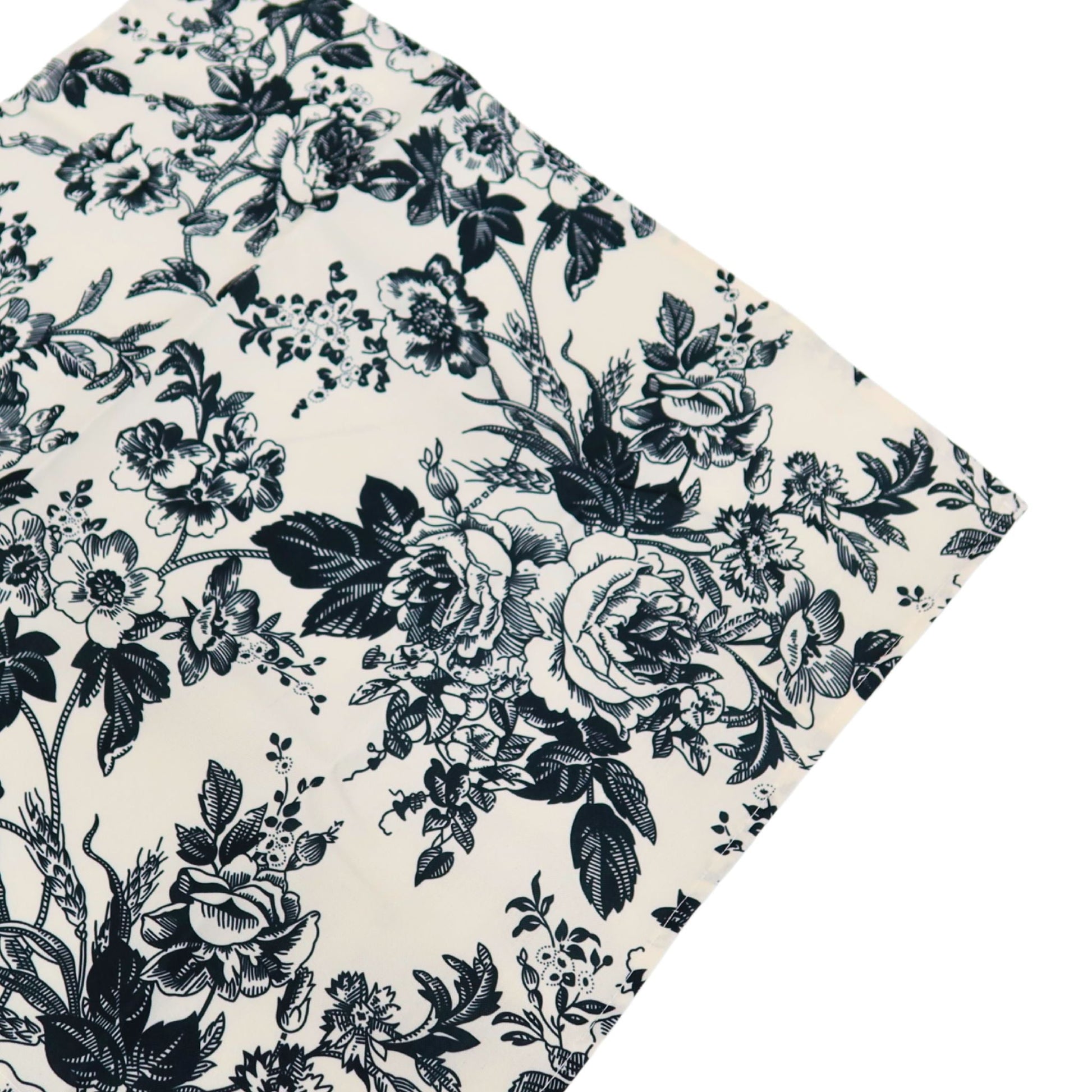 French Toile 20"x20" Linen Napkin (5pc/pk) - Black
