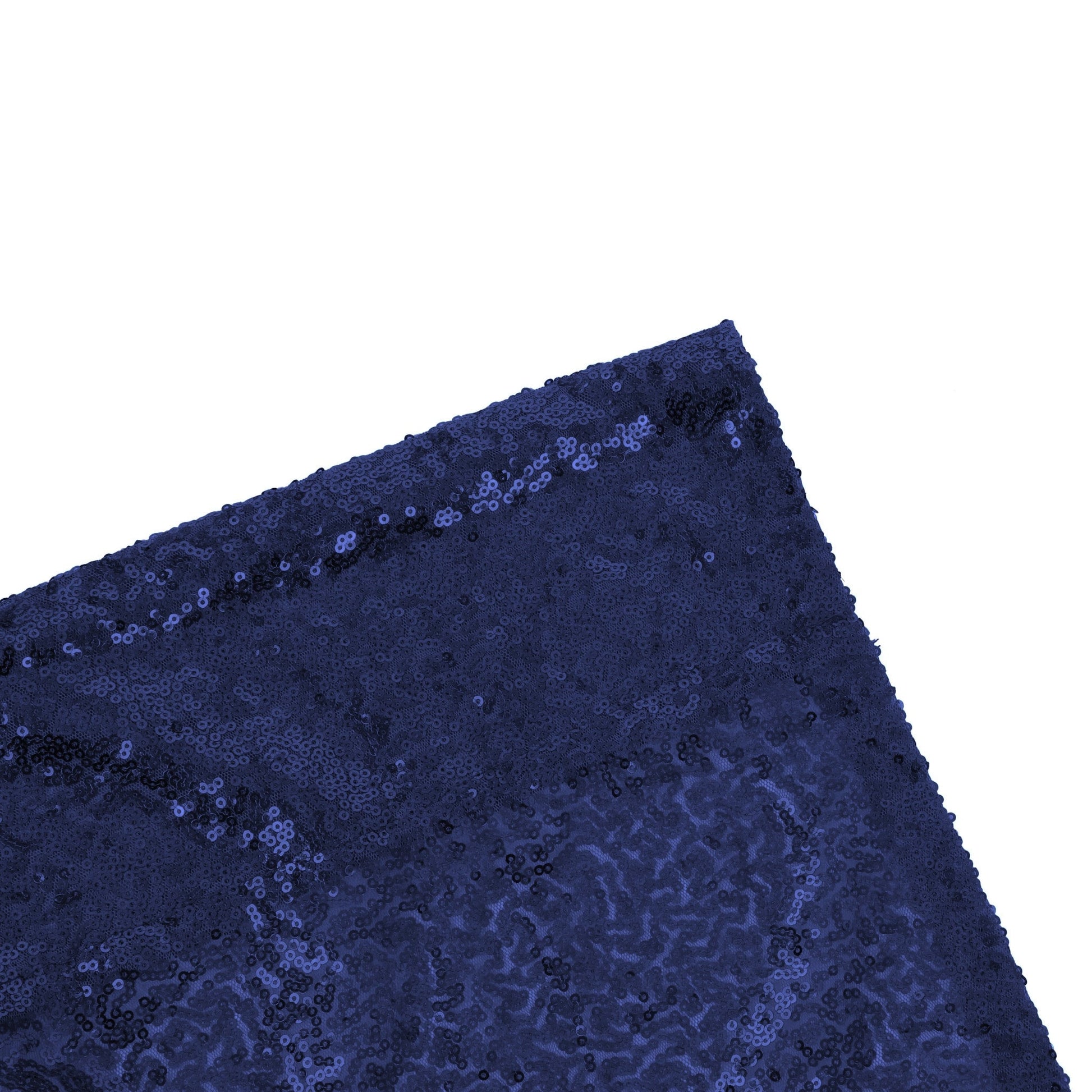 Glitz Sequin Mesh Net 10ft H x 52" W Drape/Backdrop panel - Navy Blue (New Tone)