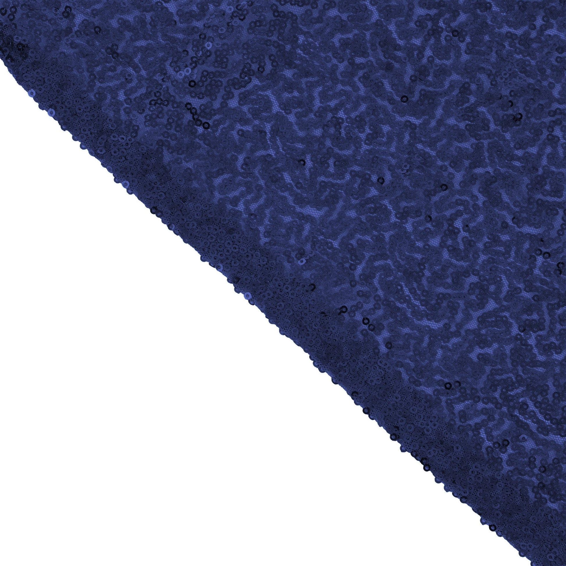 Glitz Sequin Mesh Net 10ft H x 52" W Drape/Backdrop panel - Navy Blue (New Tone)