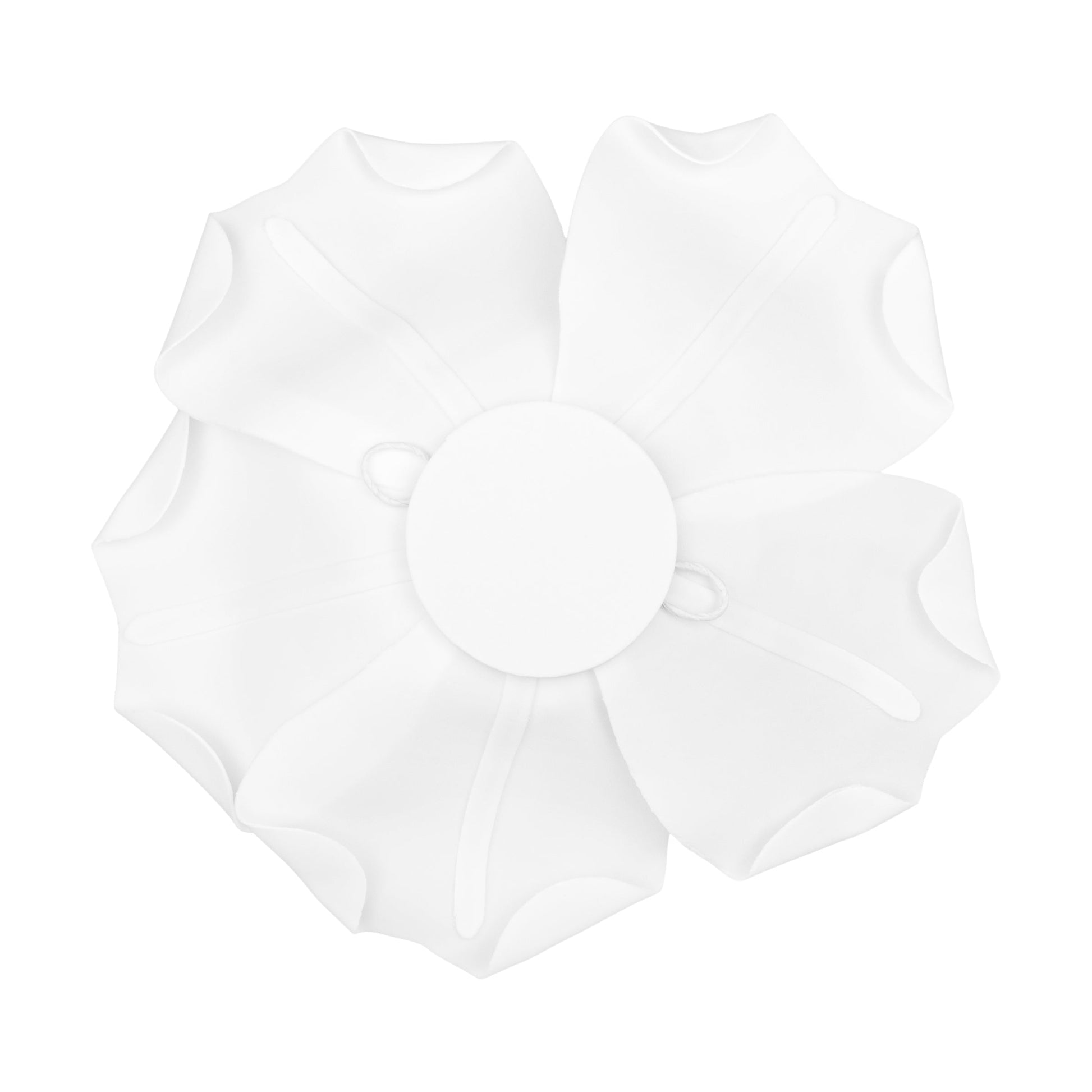 Large Foam Rose Wall  Decor 30 cm - White