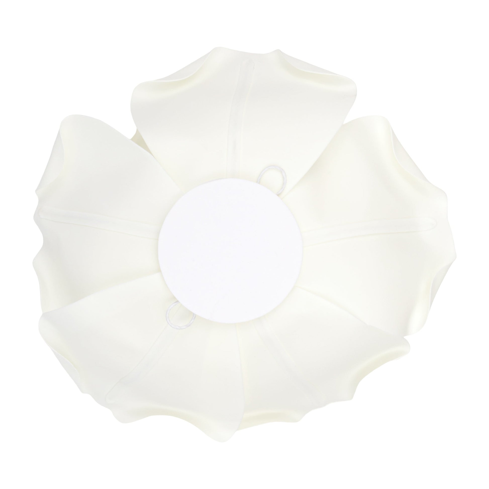Large Foam Rose Wall Decor 40 cm - Ivory