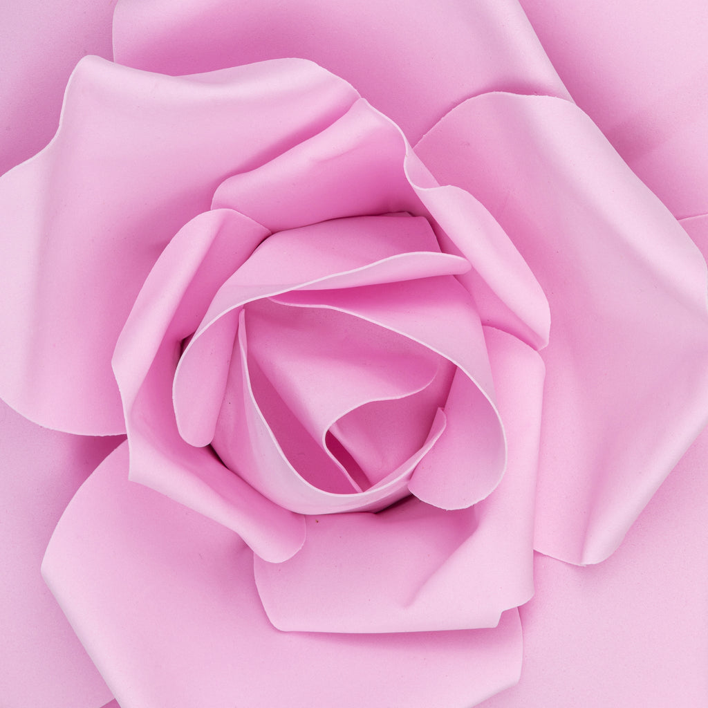 Large Foam Rose Wall Decor 40 cm - Pink