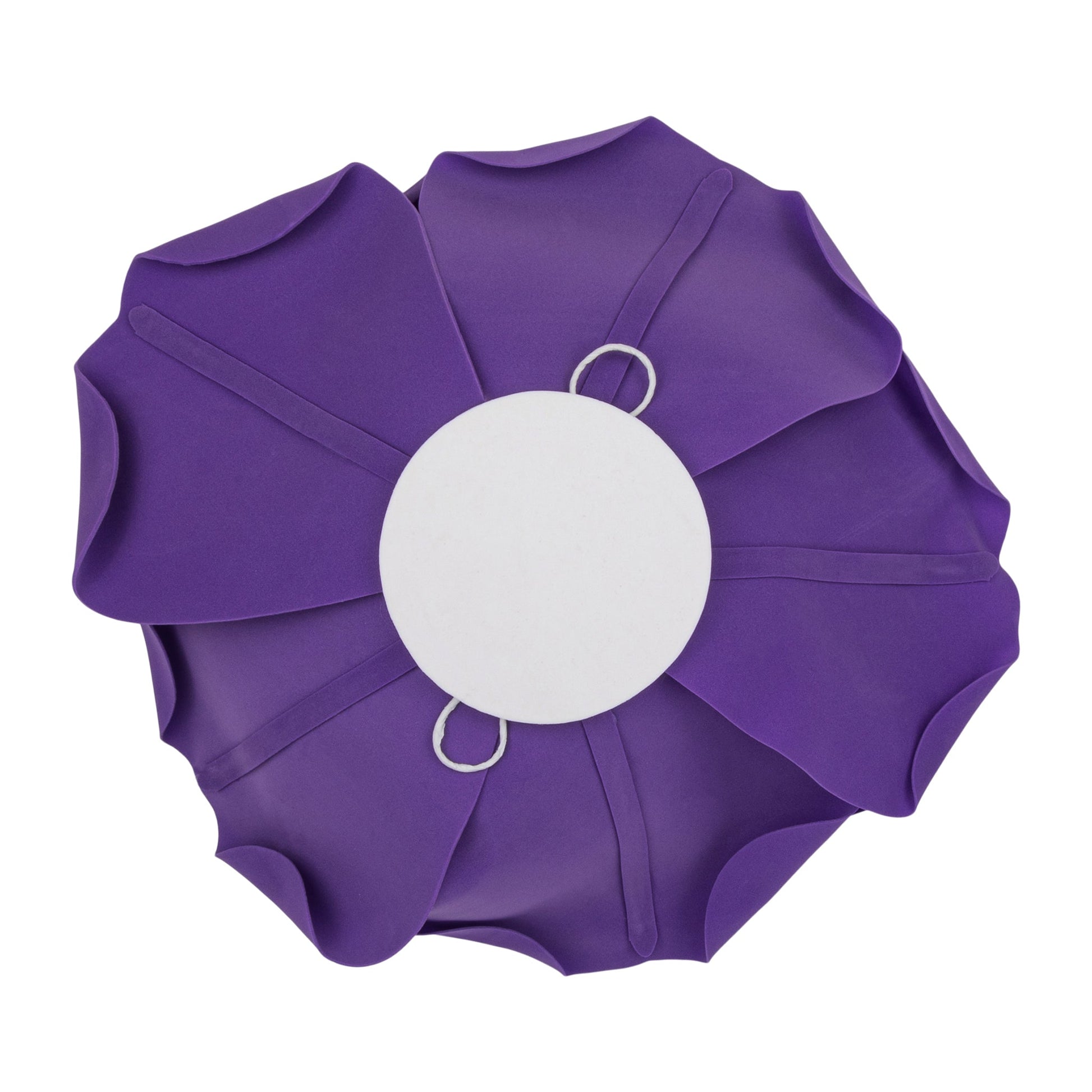 Large Foam Rose Wall Decor 40 cm - Purple
