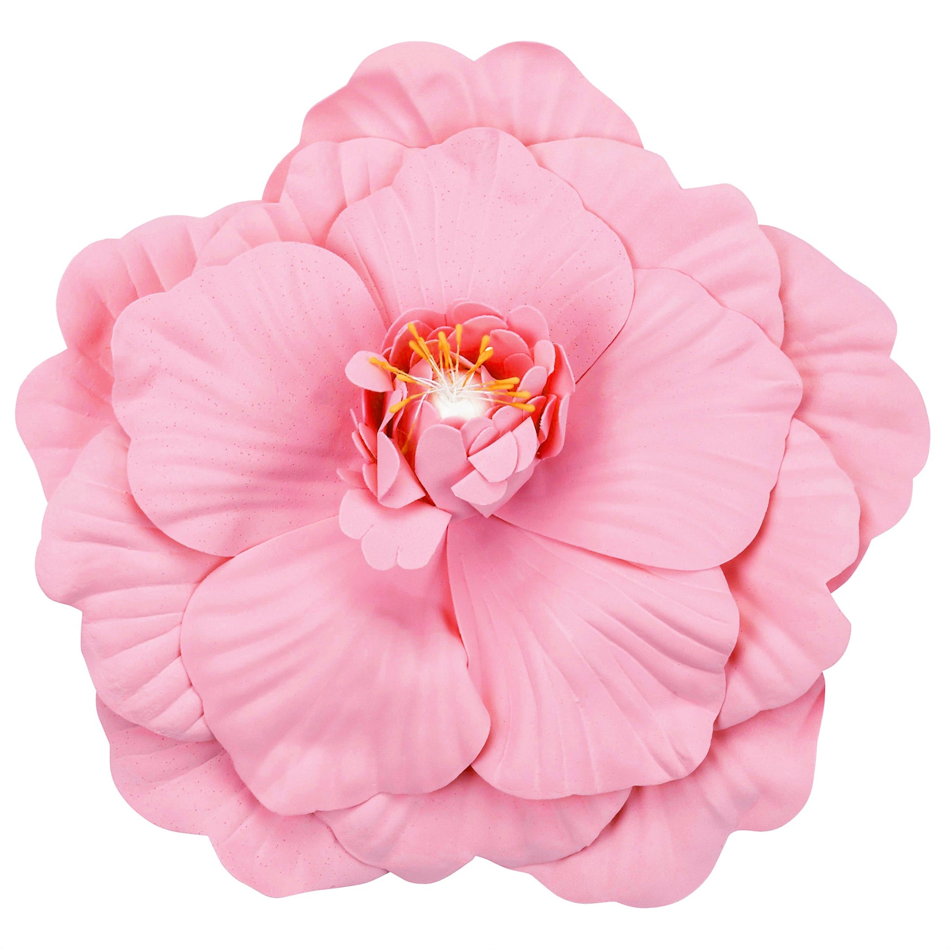 Large Foam Wedding Flower Wall Backdrop Decor 30 cm - Pink - CV Linens