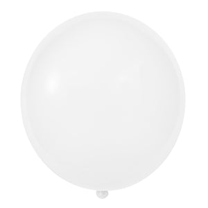 White 10" Latex Balloons | 50 pcs - CV Linens