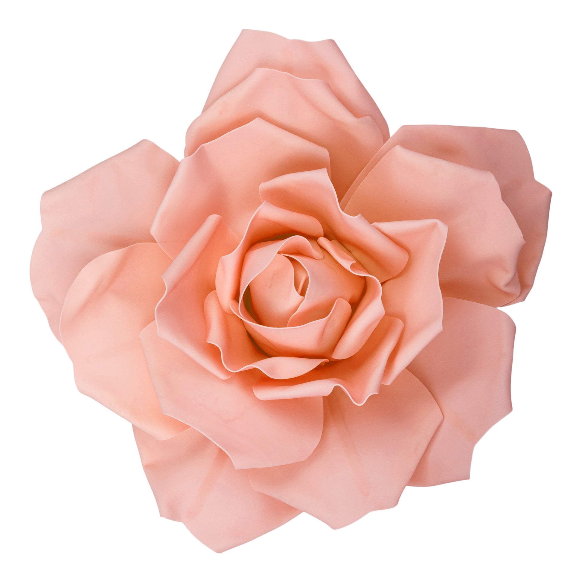 Lighted Large Foam Rose Wall Decor 50 cm - Blush
