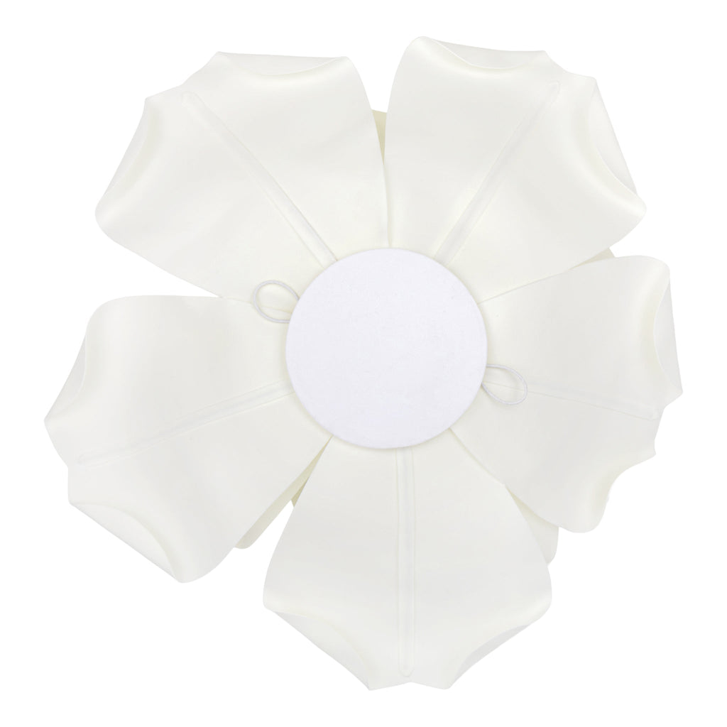 Lighted Large Foam Rose Wall Decor 50 cm - Ivory