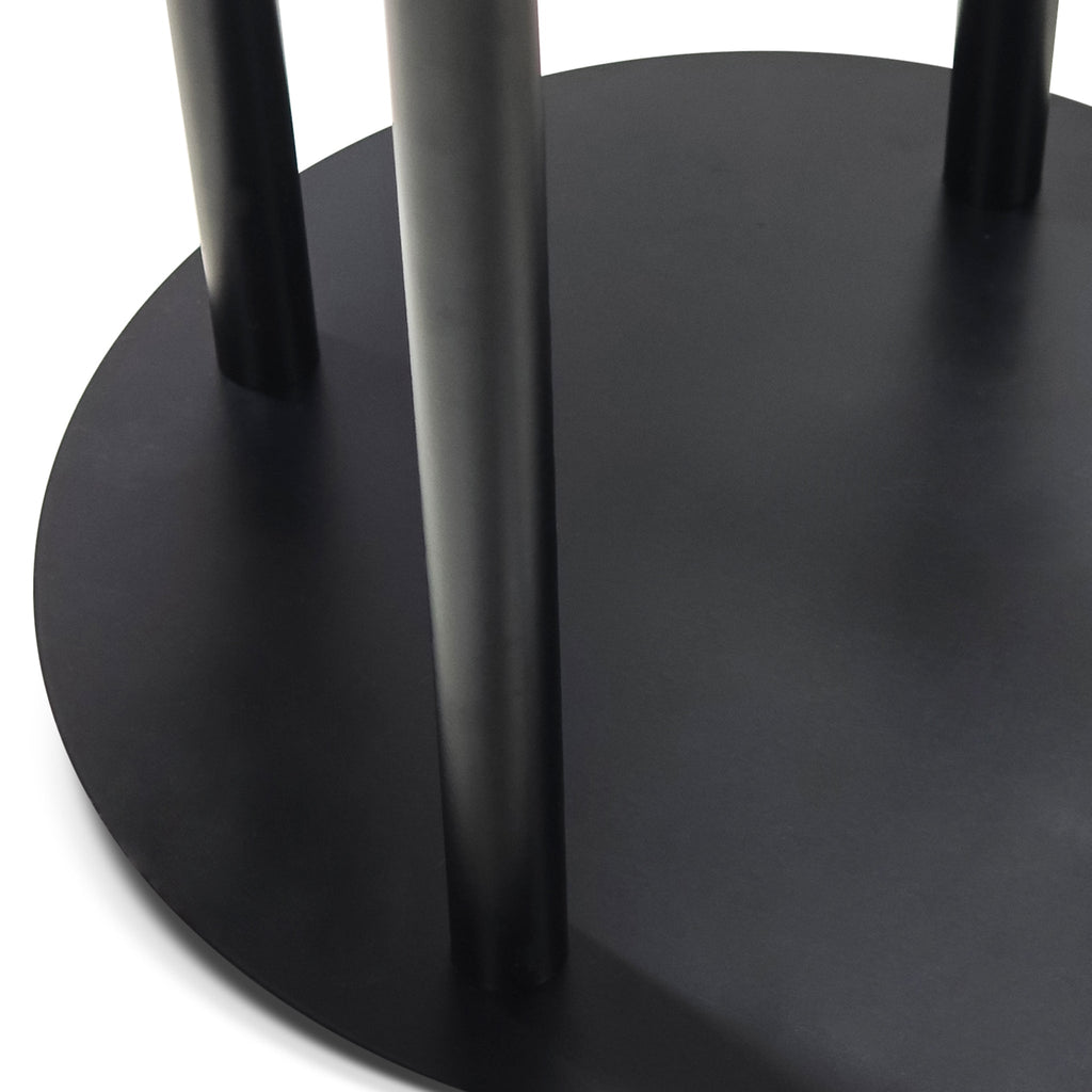 Luxe Drum Table Centerpiece Stand - Black