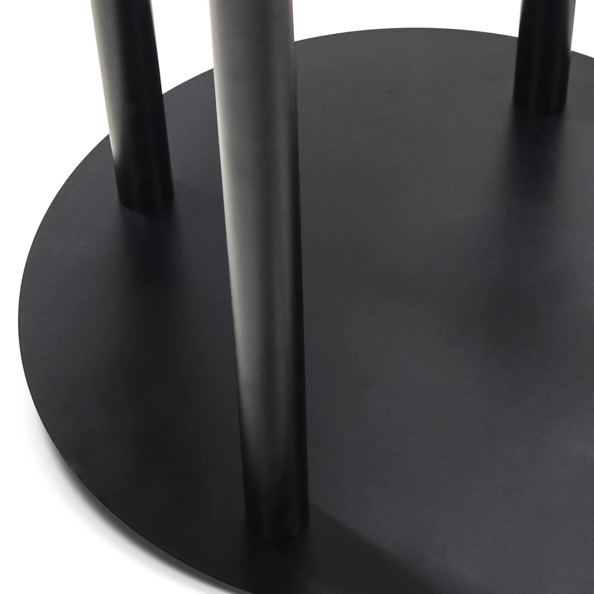 Luxe Drum Table Centerpiece Stand - Black