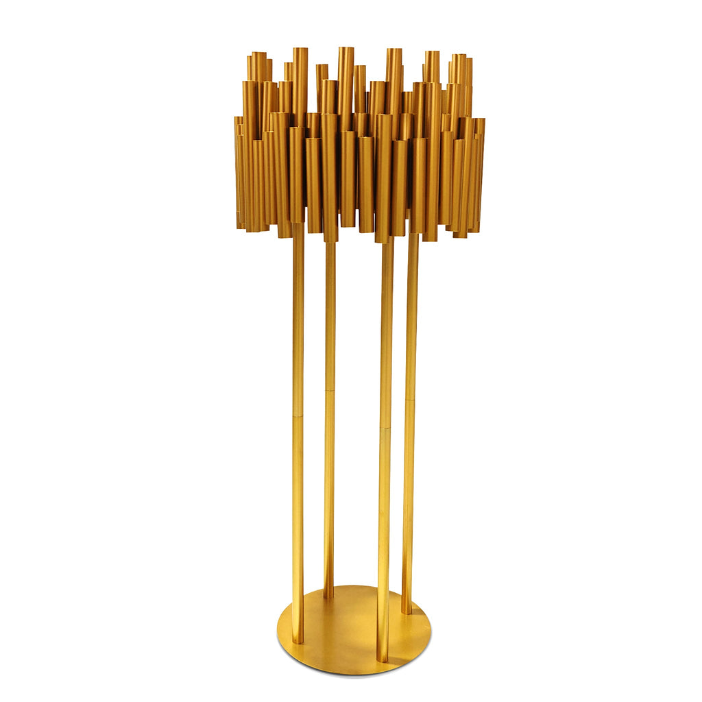 Luxe Drum Table Centerpiece Stand - Gold