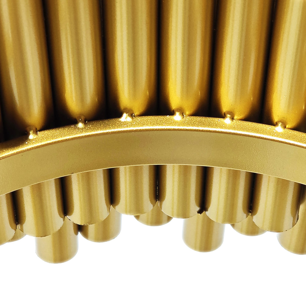 Luxe Drum Table Centerpiece Stand - Gold