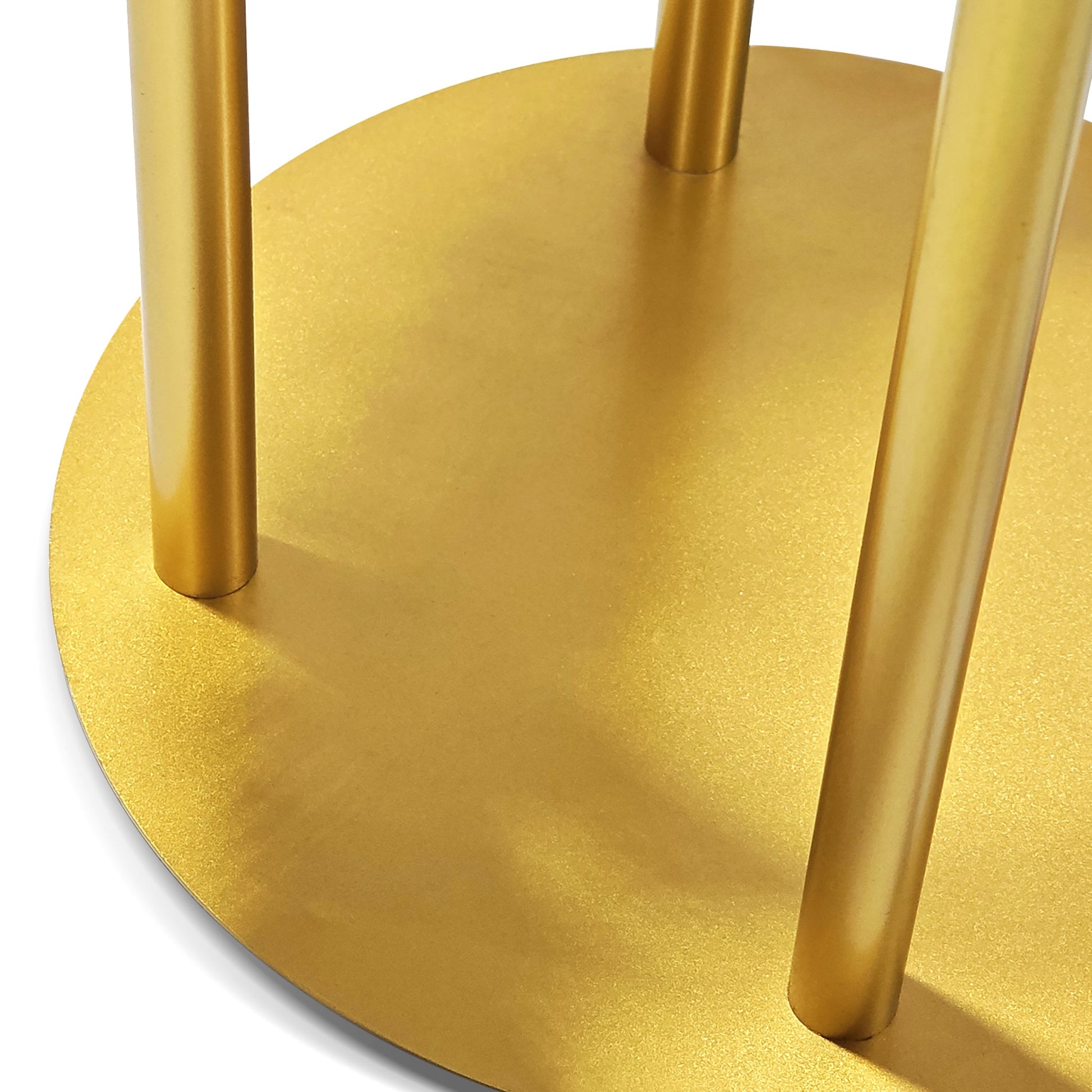 Luxe Drum Table Centerpiece Stand - Gold