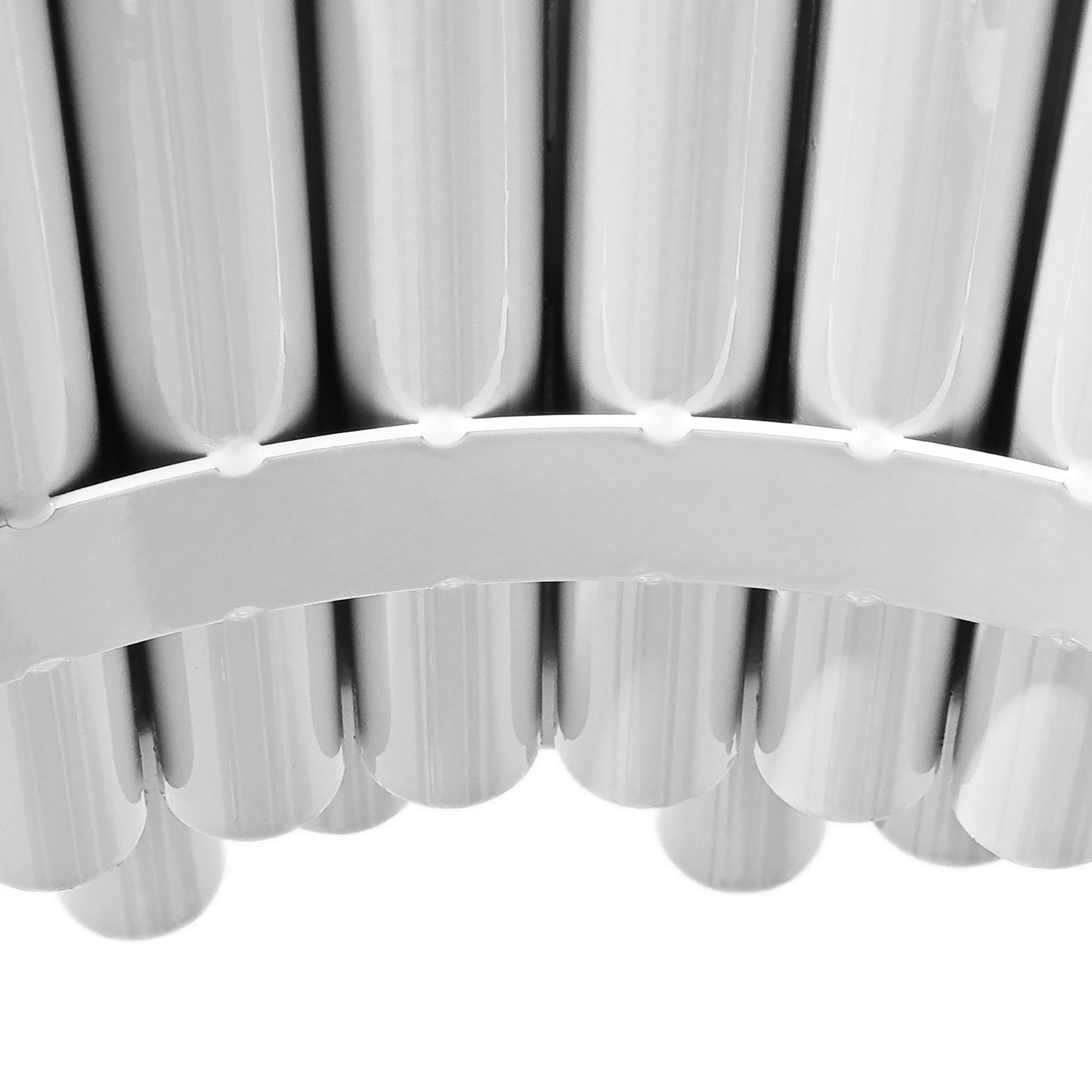 Luxe Drum Table Centerpiece Stand - White