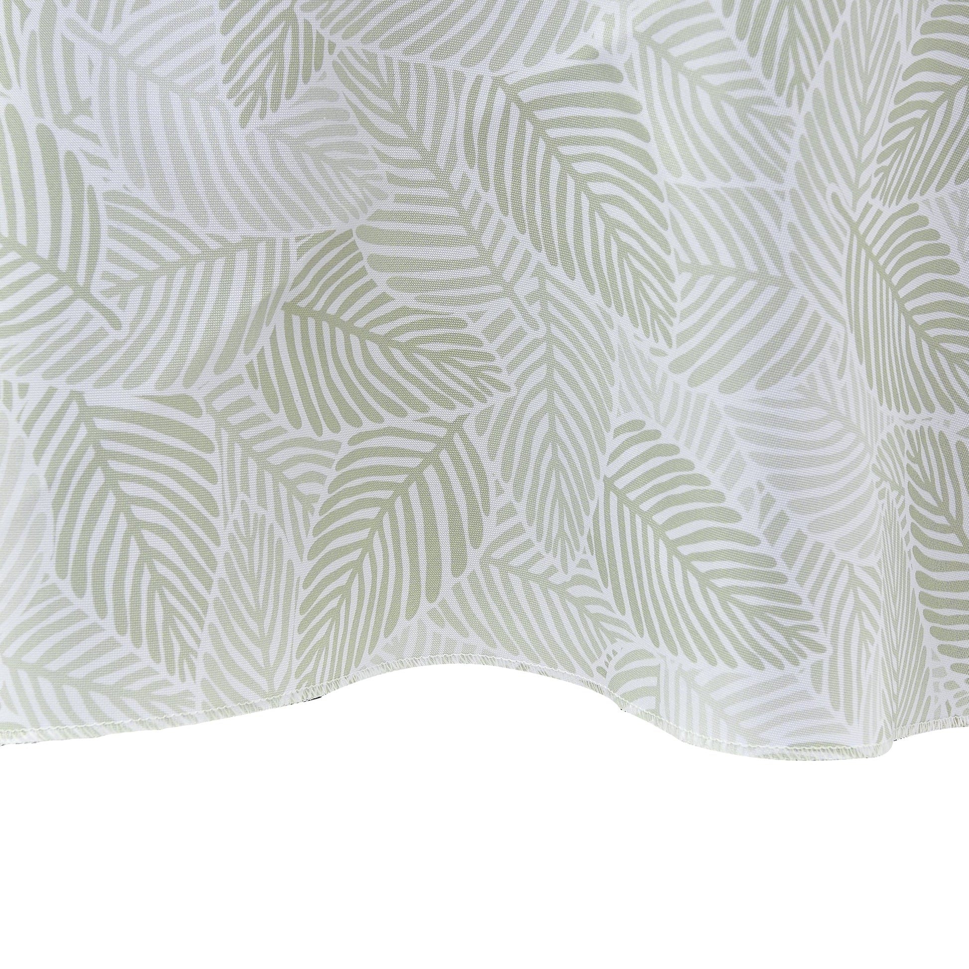 Modern Palm Leaves 120" Round Tablecloth