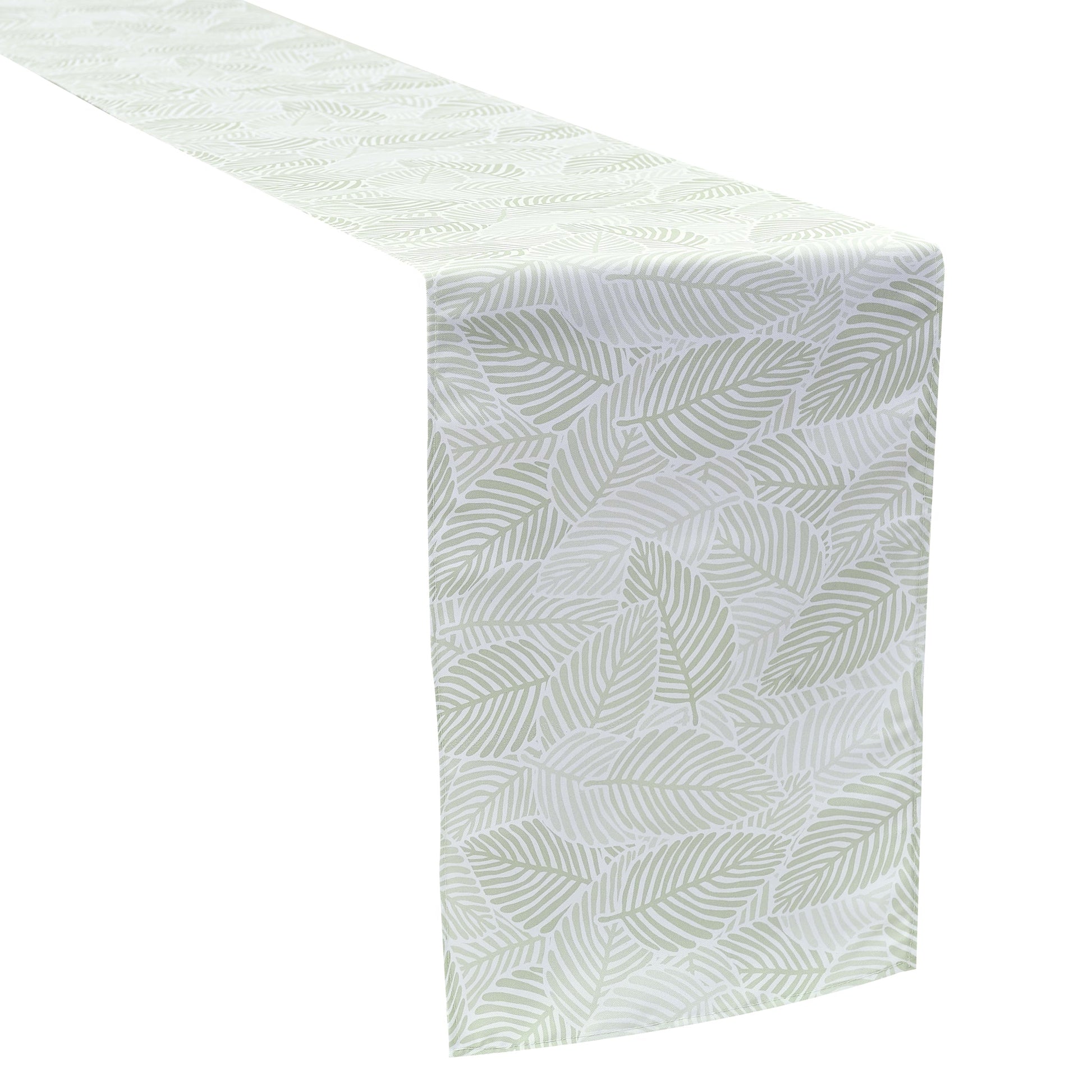 Modern Palm Leaves Table Runner