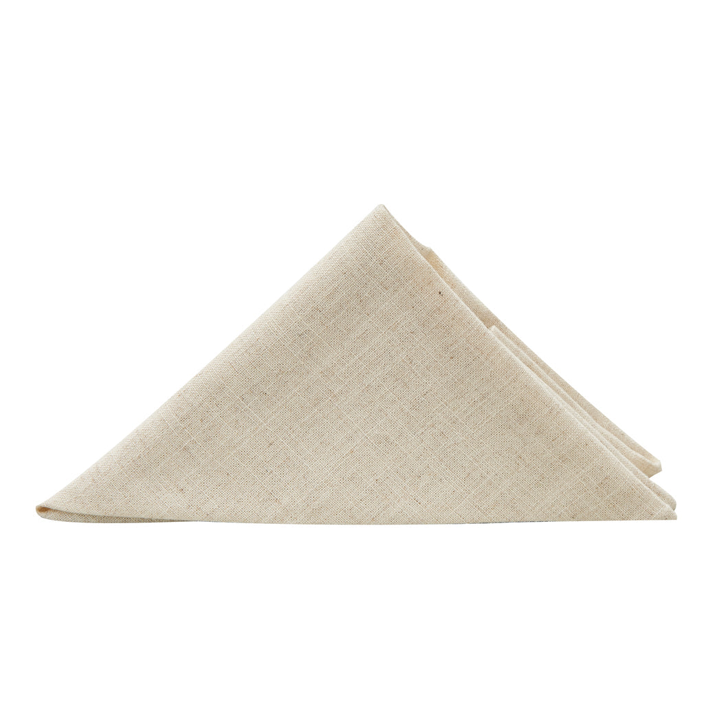 5 pcs/pk Premium Linen-Look Panama Weave 20"x20" Napkin - Ivory