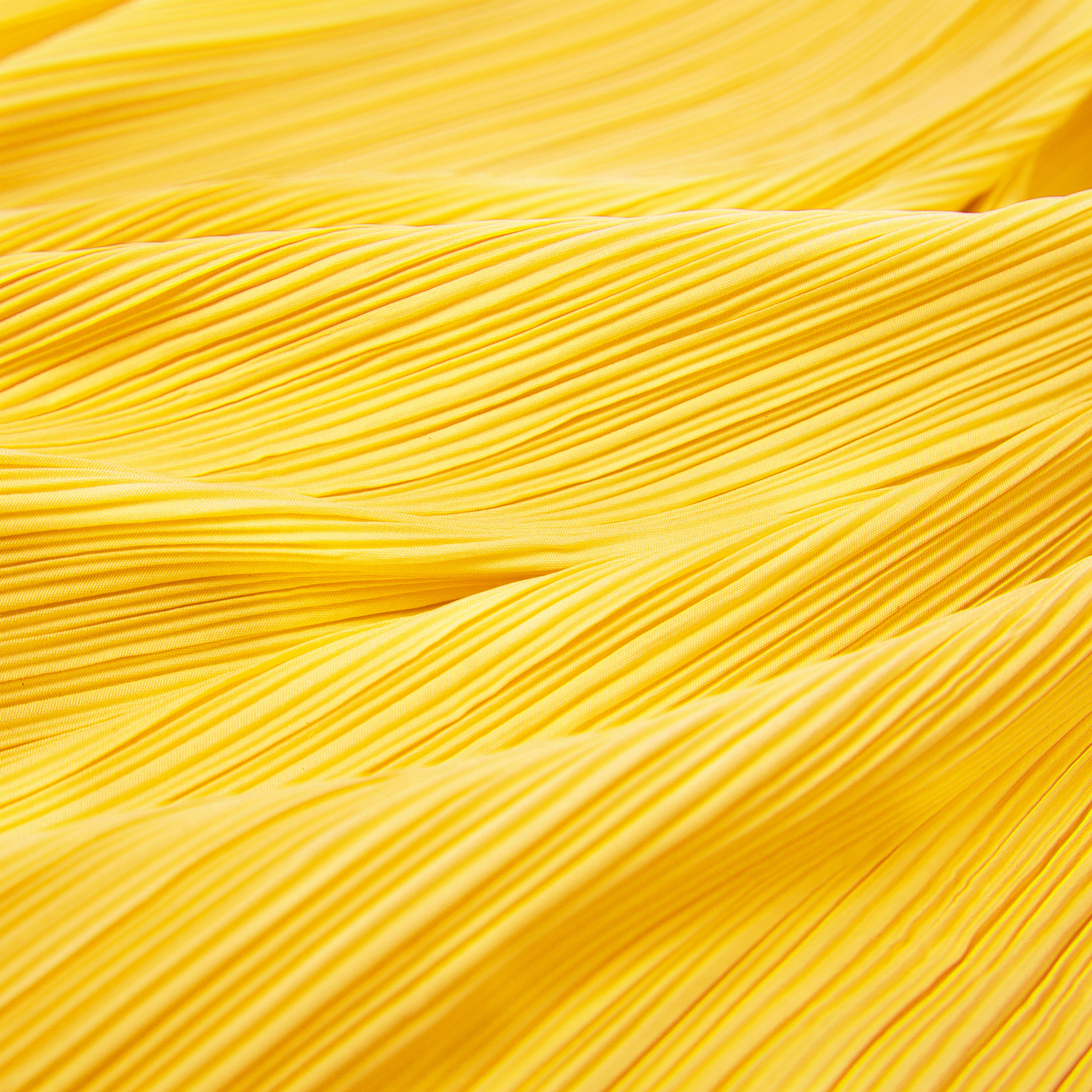 Pleated Crinkle DIY Textured Fabric 10 yards - Yellow