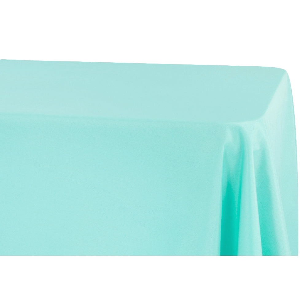 90"x156" Rectangular Oblong Polyester Tablecloth - Turquoise - CV Linens