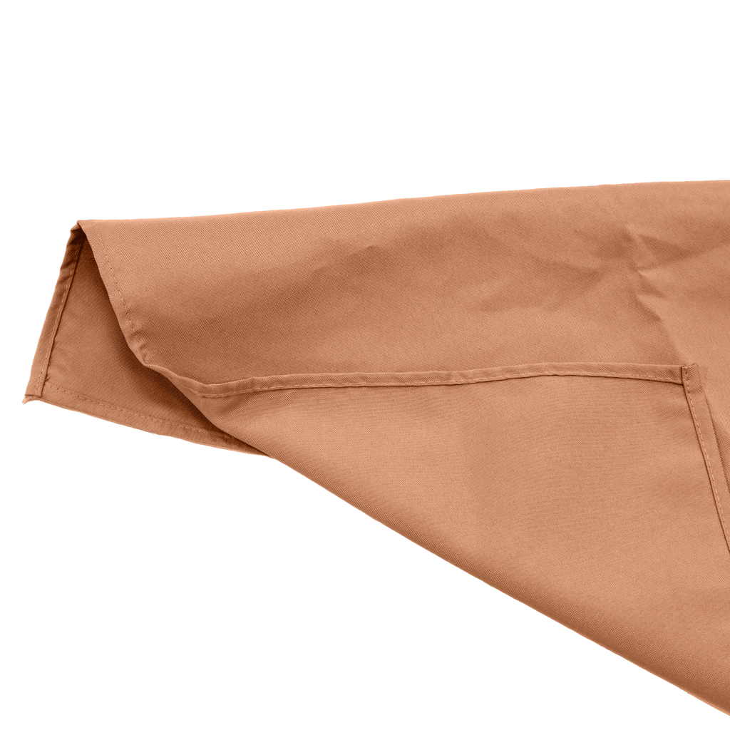 Premium Polyester Napkin 20"x20" - Latte Rose - CV Linens
