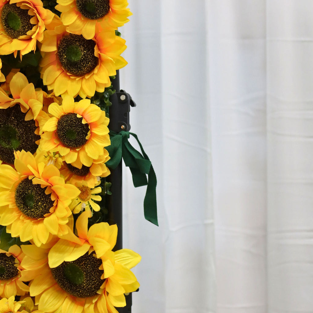 Premium Sunflower Wall Roll Up Backdrop 8ft x 4ft