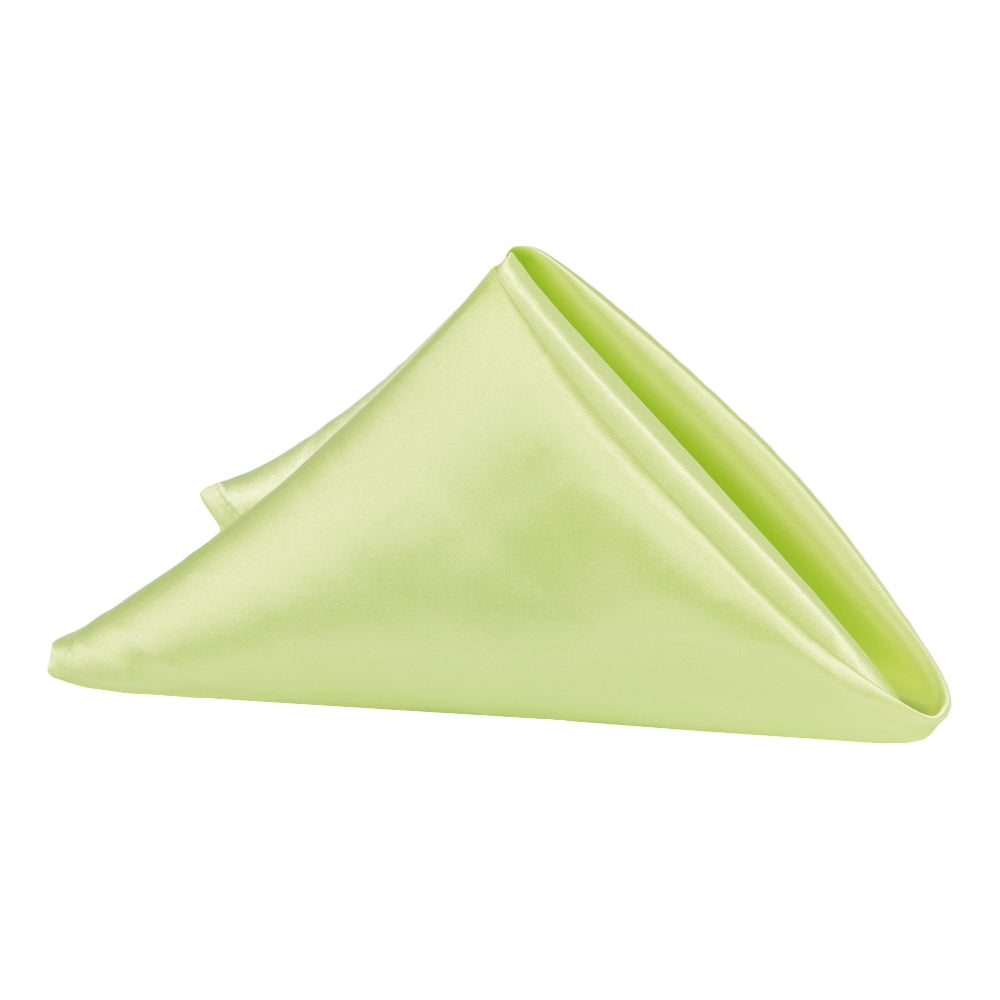 Satin Napkin 20"x20" - Apple Green - CV Linens
