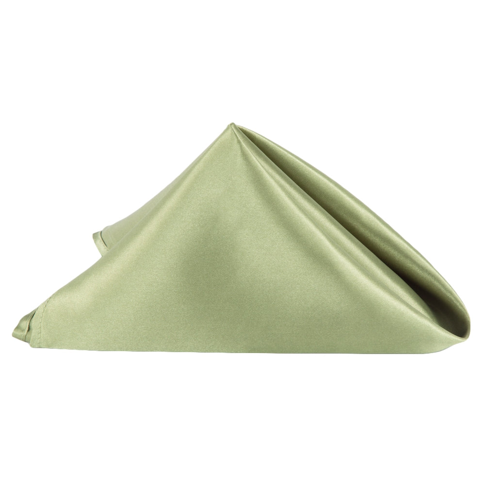 Satin Napkin 20"x20" - Willow Green - CV Linens
