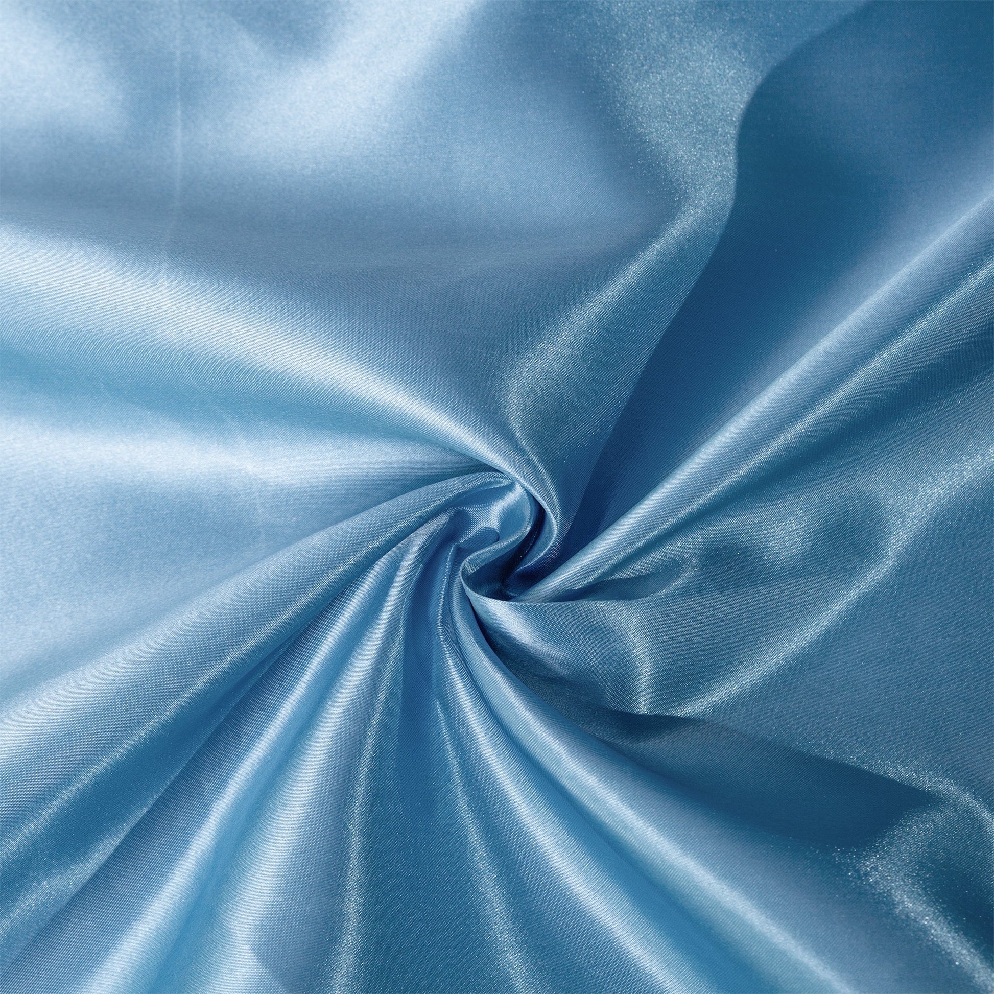 Satin 120" Round Tablecloth - Steele Blue