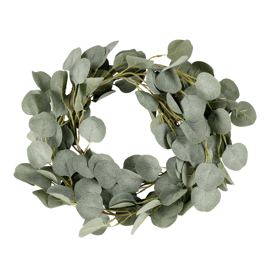 Silver Dollar Eucalyptus Artificial Greenery Garland 6ft Long - CV Linens