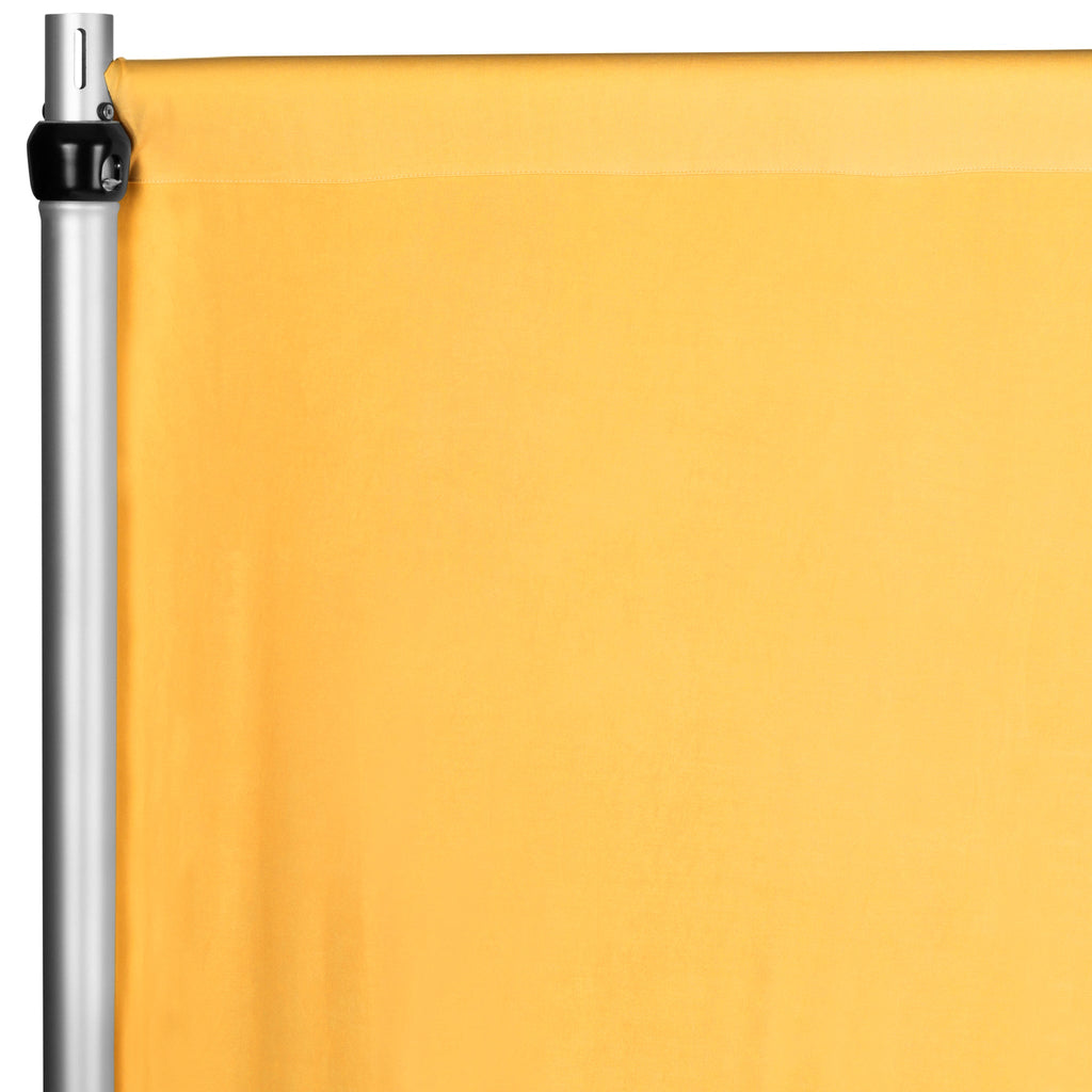 Spandex 4-way Stretch Backdrop Drape Curtain 18ft H x 60" W - Canary Yellow - CV Linens