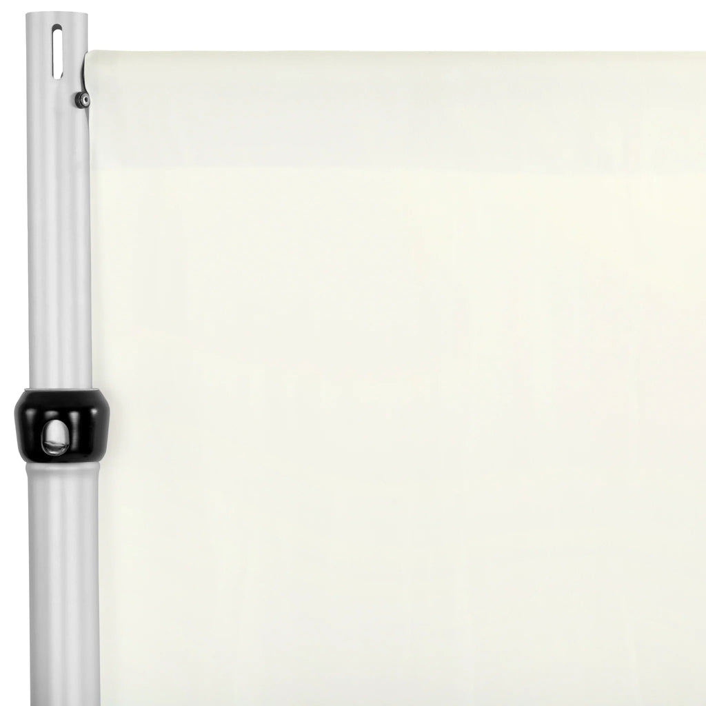 Spandex 4-way Stretch Backdrop Drape Curtain 20ft H x 60" W - Ivory