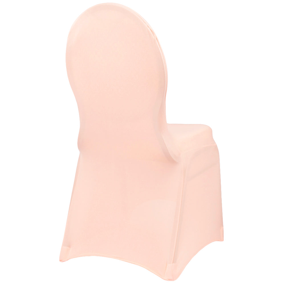 Spandex Banquet Chair Cover - Blush/Rose Gold - CV Linens