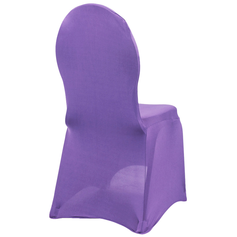 Spandex Banquet Chair Cover - Purple - CV Linens