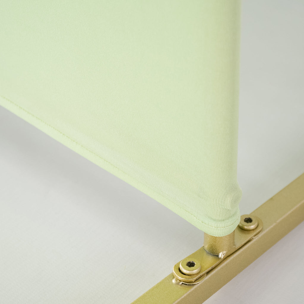 Spandex Arch Covers for Chiara Frame Backdrop 3pc/set - Mint Green