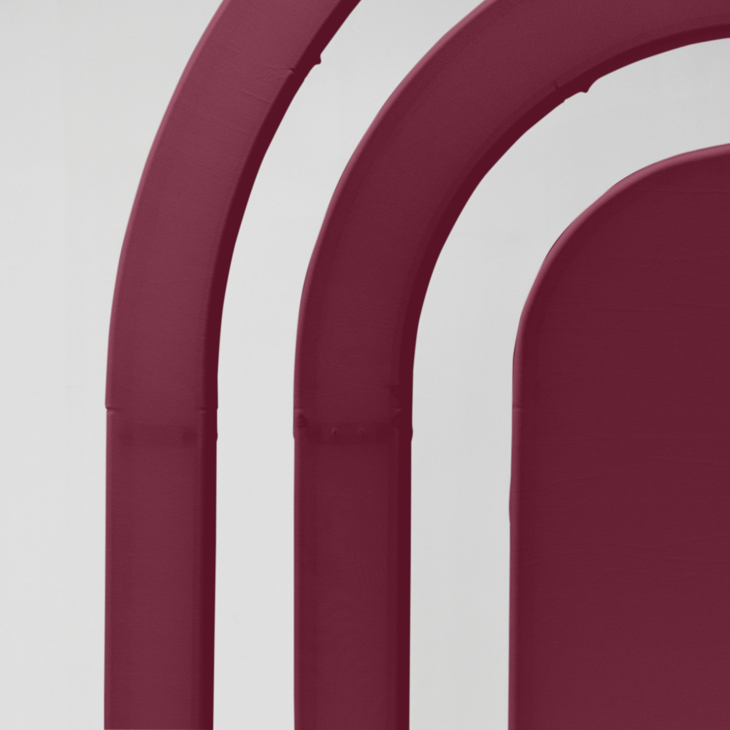 Spandex Cover for Rainbow Multi-Tier Arch (3 pc/set) - Burgundy