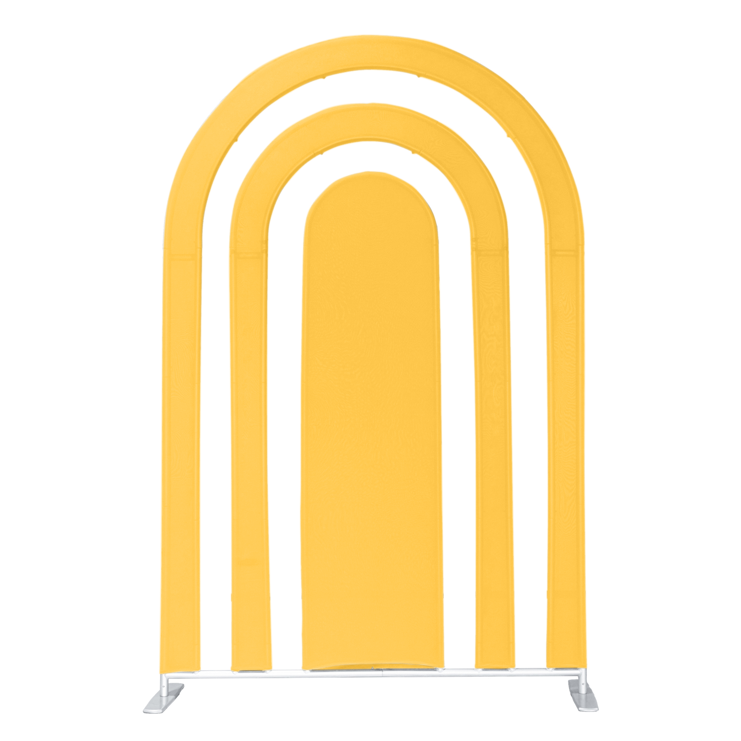 Spandex Cover for Rainbow Multi-Tier Arch (3 pc/set) - Canary Yellow