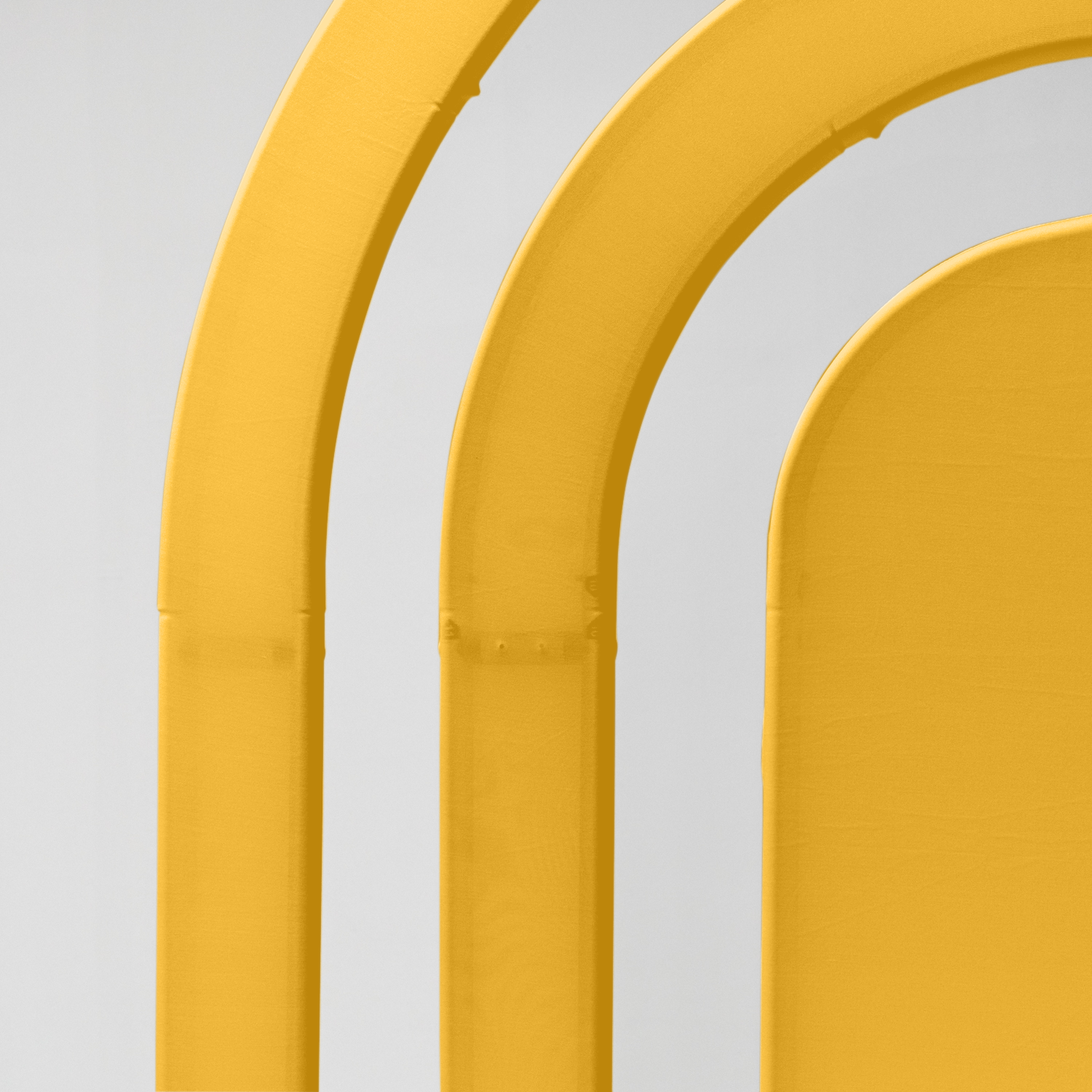 Spandex Cover for Rainbow Multi-Tier Arch (3 pc/set) - Canary Yellow