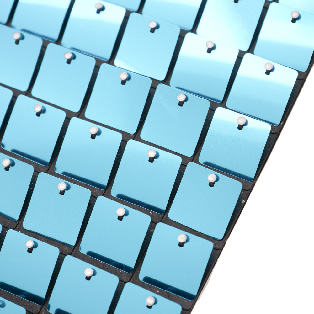 Spangle Shimmer Sequin Wall Panel Backdrops (24 pc/pk) - Turquoise