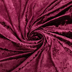 10 yards Velvet Fabric Roll - Burgundy - CV Linens